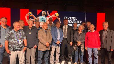 Urheilutoimittajat vierailivat lentopallon EM-kisoissa